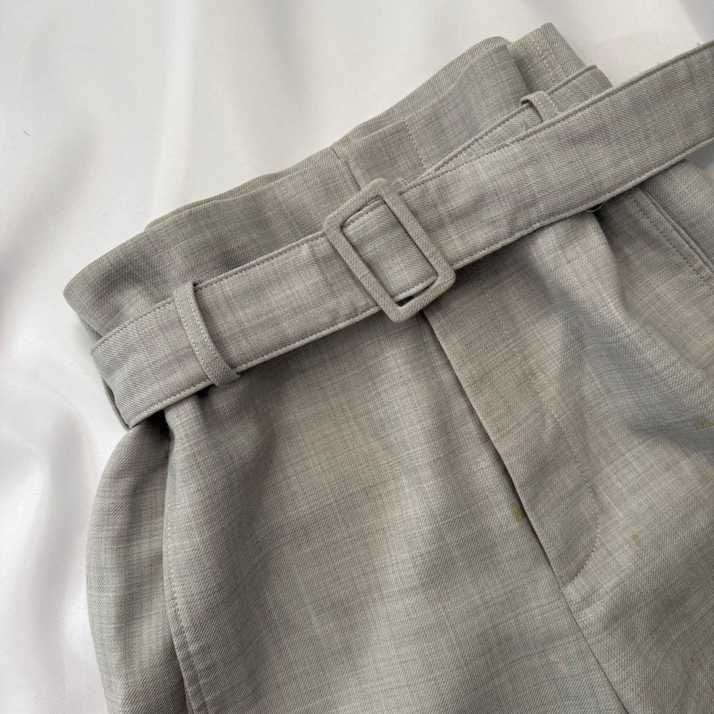 MAISON MARGIELA MM6 A/W21 PAPER-BAG-WAIST TROUSERS