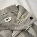 MAISON MARGIELA MM6 A/W21 PAPER-BAG-WAIST TROUSERS