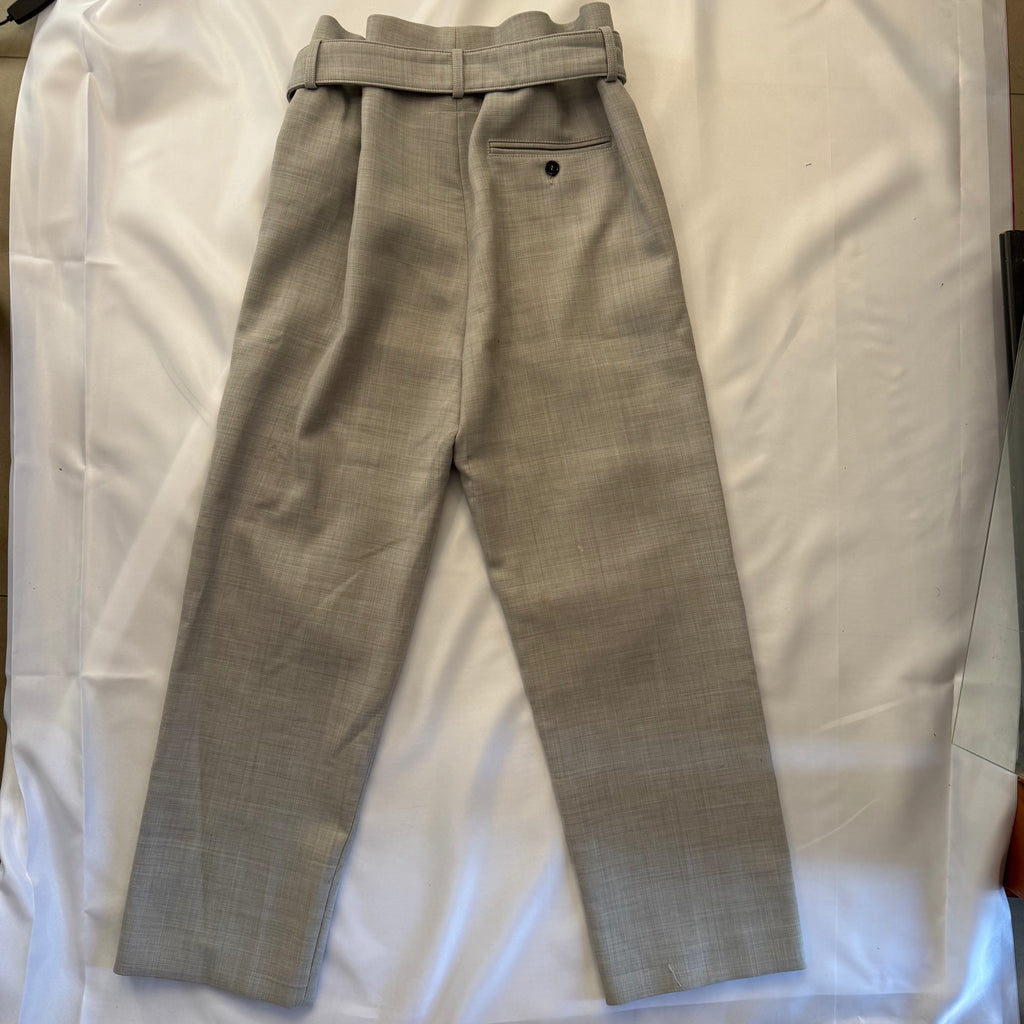 MAISON MARGIELA MM6 A/W21 PAPER-BAG-WAIST TROUSERS