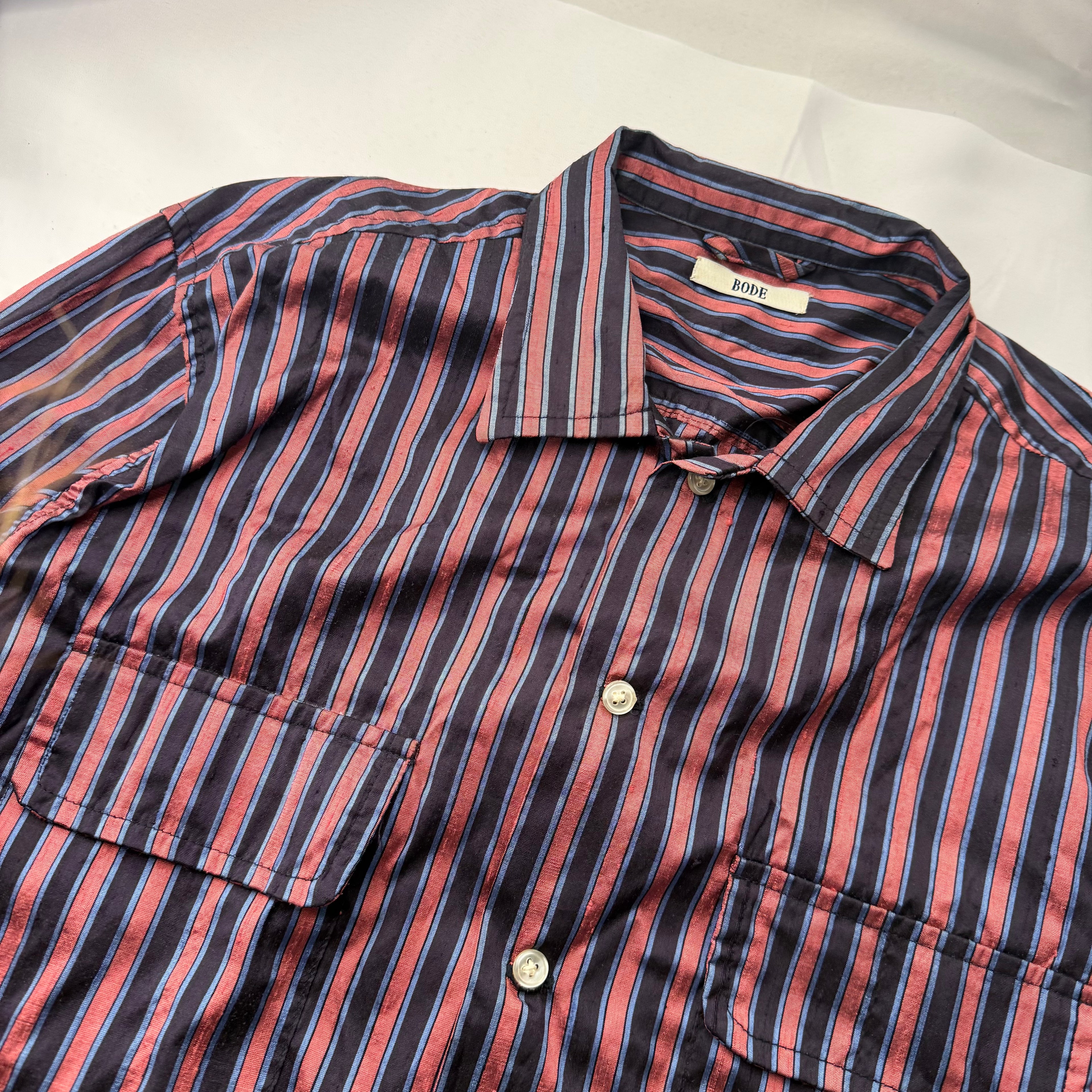 MENS BODE SILK BUTTON-UP SHIRT